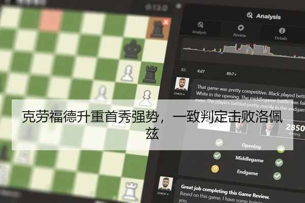 克劳福德升重首秀强势，一致判定击败洛佩兹